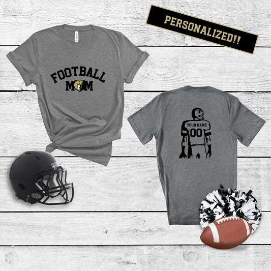 Football Mom Tee (personalized)